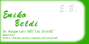 eniko beldi business card